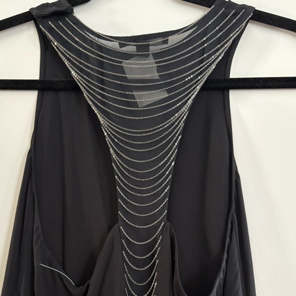 Monika Chiang Black Sleeveless Silk Tank Top - Picture 1 of 9